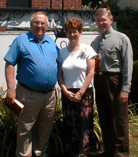 Allan, Mrs Keefe and Dan Keefe
