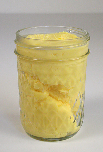 Making homemade organic butter - 8
