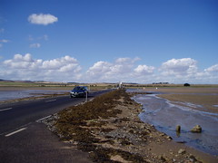 The causeway to Lindisfarne