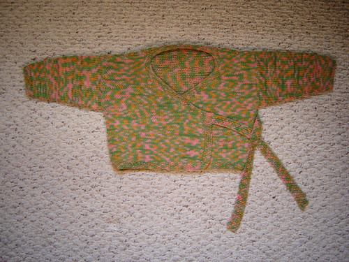 Kimono baby sweater