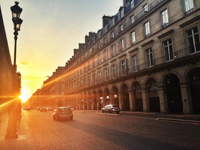 Rivoli/Tuileries - Sunset