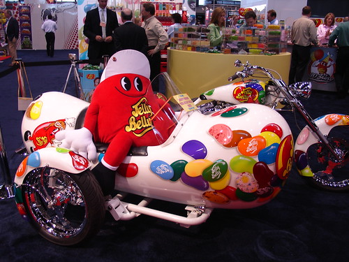Jelly Belly motorcycle at All Candy Expo