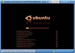 VMware Player: Loading Ubuntu 6.06