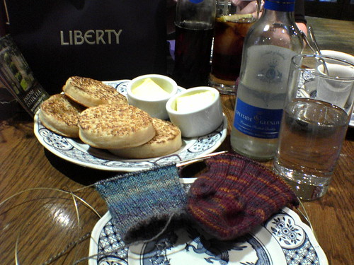 Sock Knitting at Liberty
