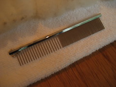 pet comb for combing the cormo