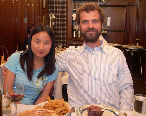 Us at Peter Luger's