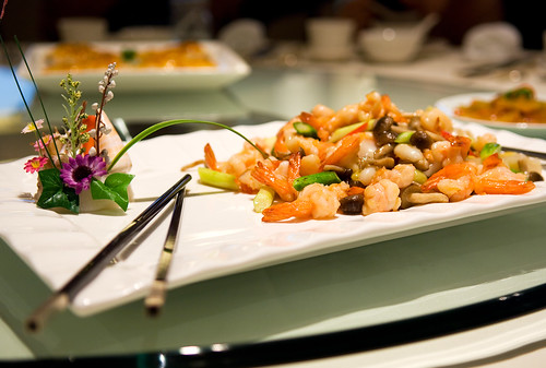 Shrimp dish at Lei Garden