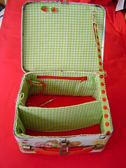 Lunch box knitting bag