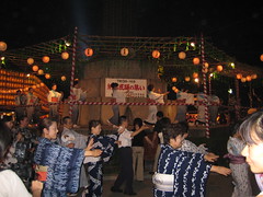 People dancing at the festival