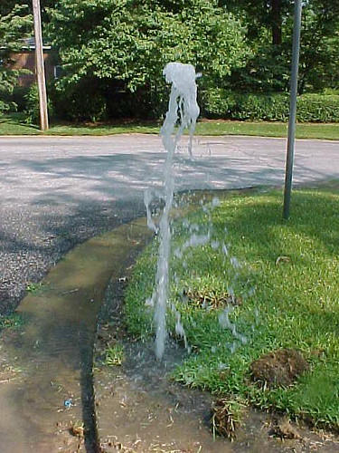 Leak or New Fountain