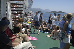 Crowded deck space