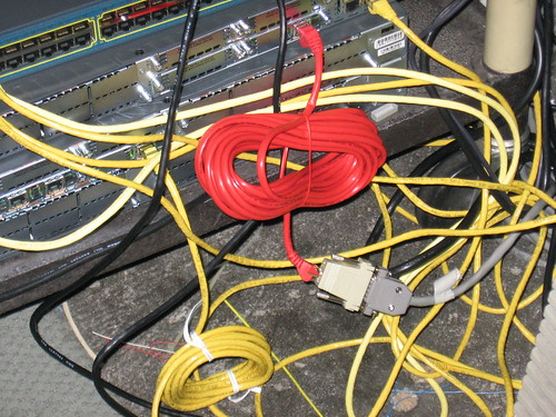 Red cable is the T1