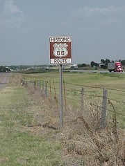 Historical Rt. 66 Highway Marker