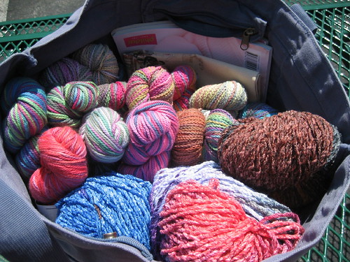 A few skeins of yarn...
