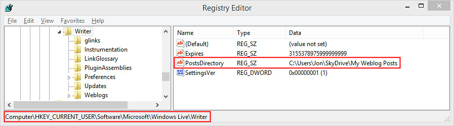 Windows Live Writer - SkyDrive