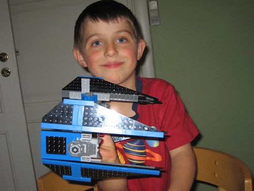 Max and Tie Fighter