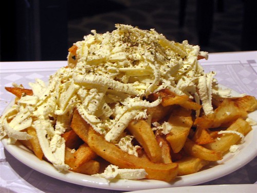 French fries with cheese