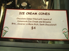 ice cream cones!