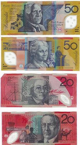 australian dollar bill. of saying 5 dollar bill we