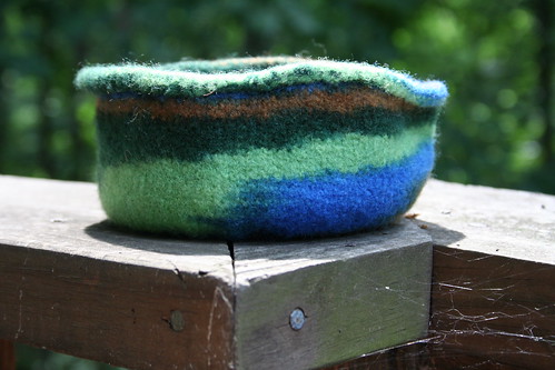 Felted Bowl - in Profile