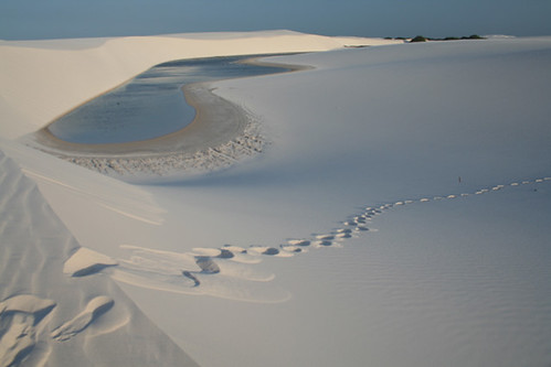 Lagunas en medio de un 'mar' de dunas