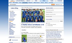 Italia - Ghana by Treviño su LiberoBlog