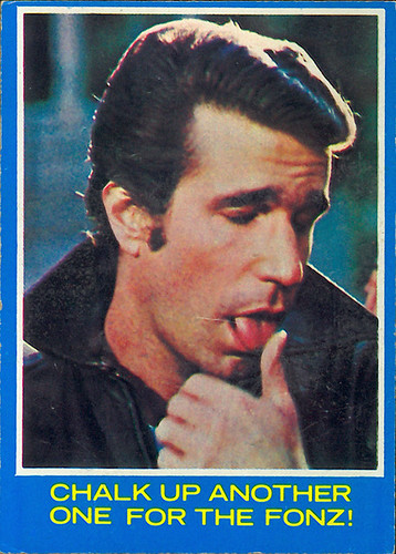 Fonzie Happy Days 25mm 1" Button Badge What Would The Fonz Do? 