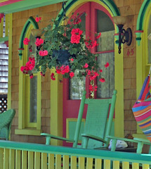 Colorful Houses at Martha's Vineyard