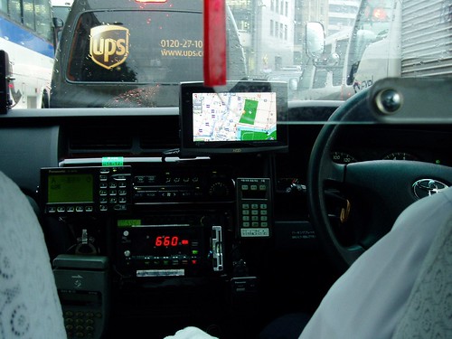 Most of the Taxi's have GPS and are high tech.