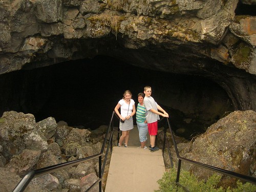 At the entrance to the Subway Caves