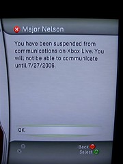 Major Nelson-Voice Banned