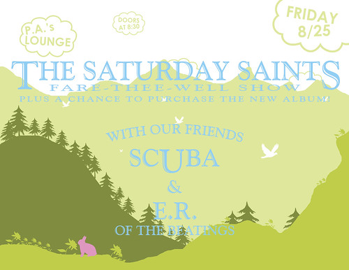 Saturday Saints Farewell Flyer