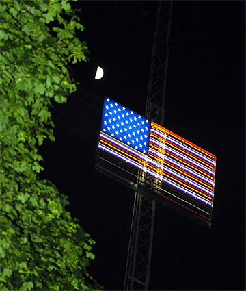 Neon American Flag, Shawsville, Maryland