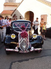The wedding car