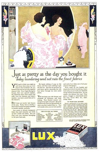 Lux Laundry Soap ad, 1919