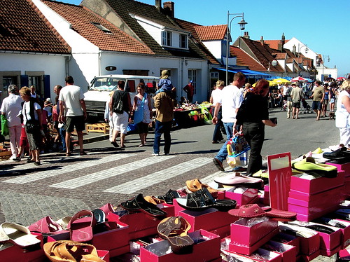 saturday market in Audresselles