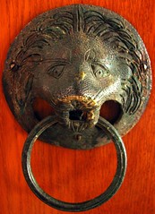 door handle in the Priory Church of the Order of St John