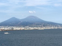 La baie de Naples avec le Vésuve