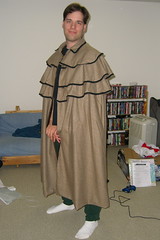 Andrew in his new cloak