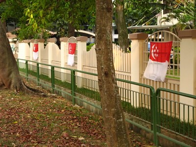 Singapore Flags For The Coming National Day