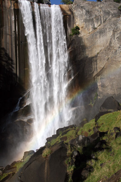Rainbow below Vernal Falls