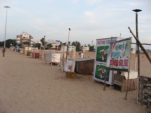 Chennai - Elliots Beach Vendor Stalls