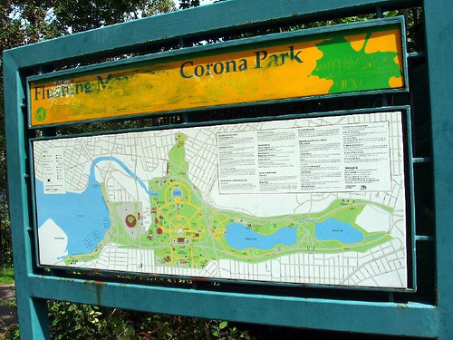 Flushing Corona Park Sign