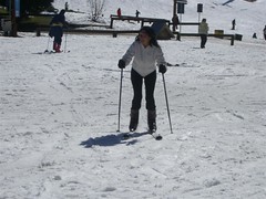 Cerro Catedral - 08 - Ruth skiing