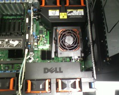 Dell Poweredge 2900 CPU Close Up