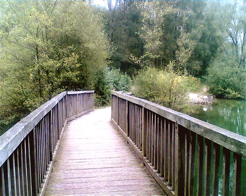 Brücke aus Holz