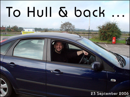 To Hull & back ... on the road back to London.