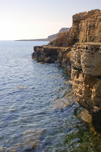shore at Cape Grekko, Cyprus