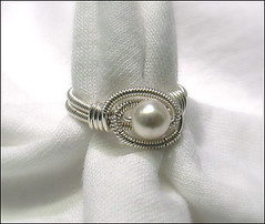 All Wrapped Up pearl ring