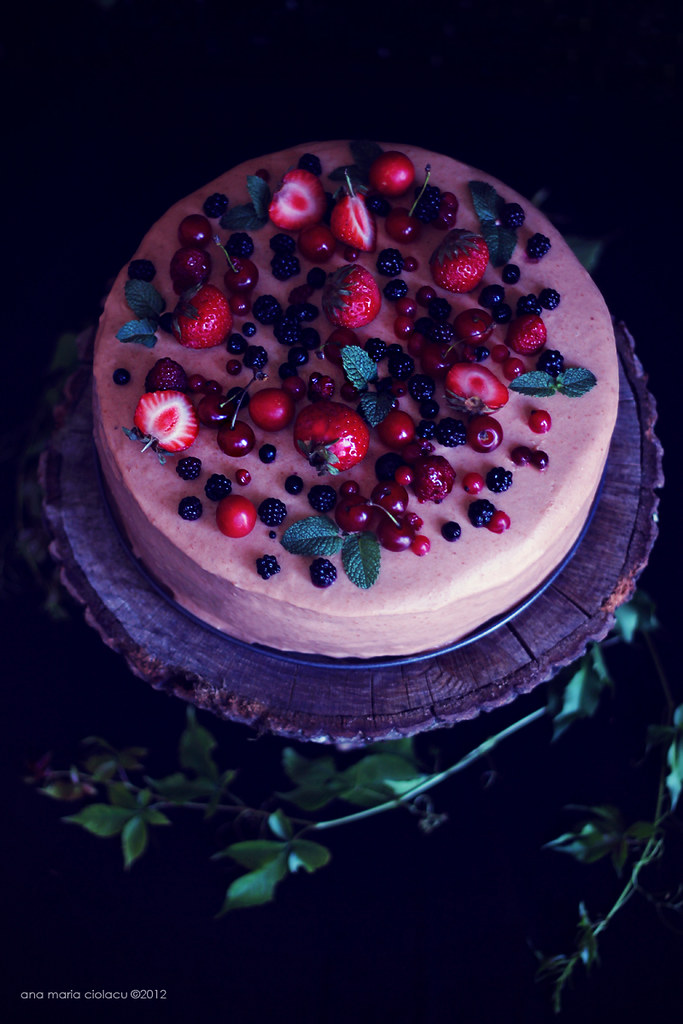 Cherry Berry Mousse Cake 8